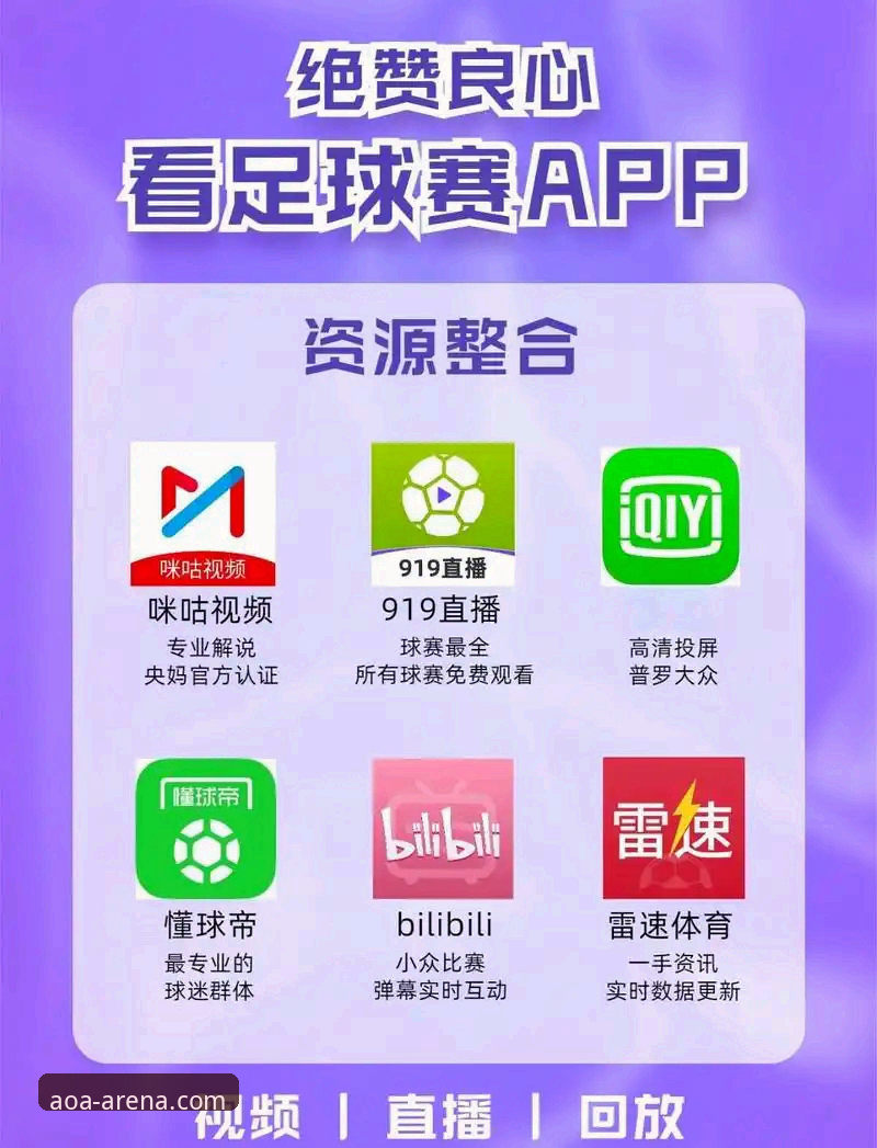 7大核心功能详解：AOA体育官方APP让你玩转赛事直播与游戏互动